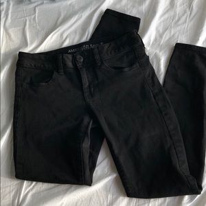 American Eagle Midrise Black Jegging